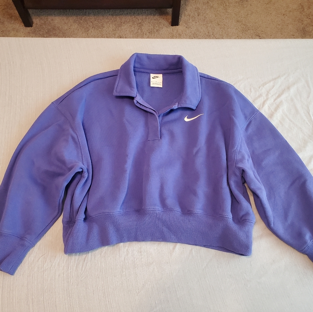 Nike Crop Polo Sweatshirt